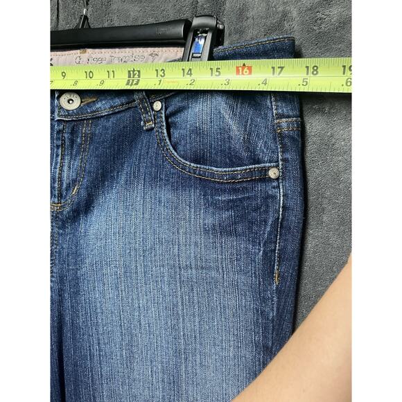 Lei Jeans Woman’s Sz 13 Tall Chelsea Lowrise Button Flap Pockets Y2K 90s - Picture 3 of 11